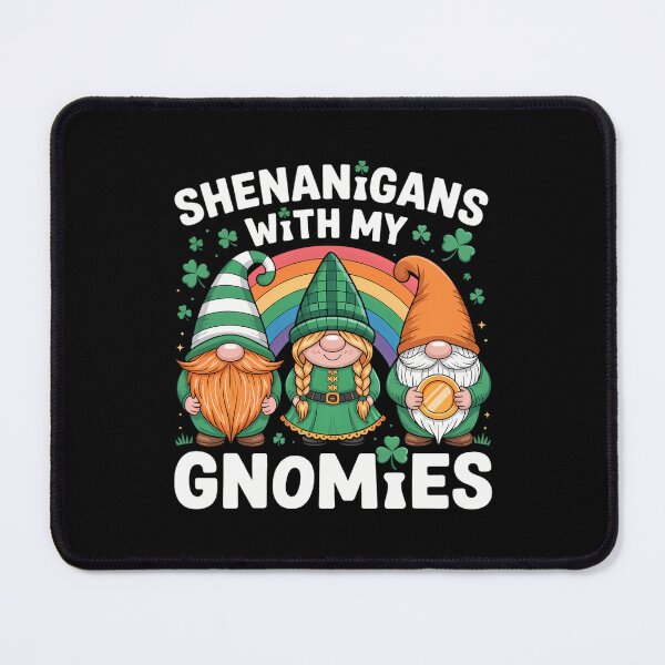 Item preview, Shenanigans With My Gnomies St Patrick's Day Gnome Shamrock designed and sold by Bandikonsalez.