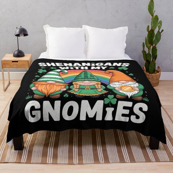 Item preview, Shenanigans With My Gnomies St Patrick's Day Gnome Shamrock designed and sold by Bandikonsalez.