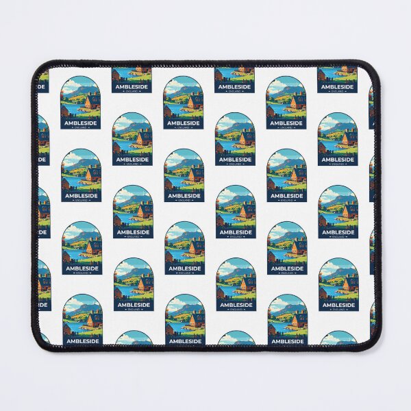 Item preview, Ambleside England Travel Sticker designed and sold by TulipaGraphics.
