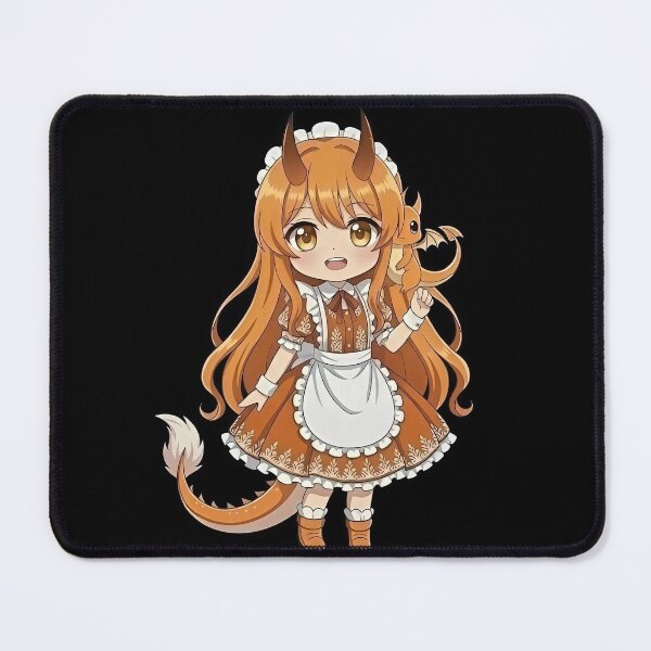 Item preview, Orange Dragon Maid in Cozy Home designed and sold by DomeGeekArt.