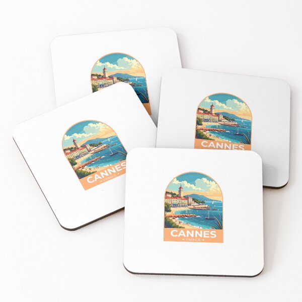 Item preview, Cannes Franc Sticker designed and sold by TulipaGraphics.
