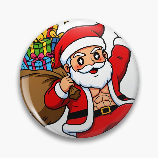 Item preview, Buff Santa with Abs & Gifts! Funny Christmas Humor designed and sold by meesub.