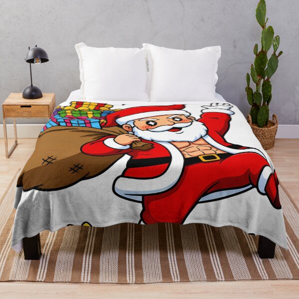 Item preview, Buff Santa with Abs & Gifts! Funny Christmas Humor designed and sold by meesub.