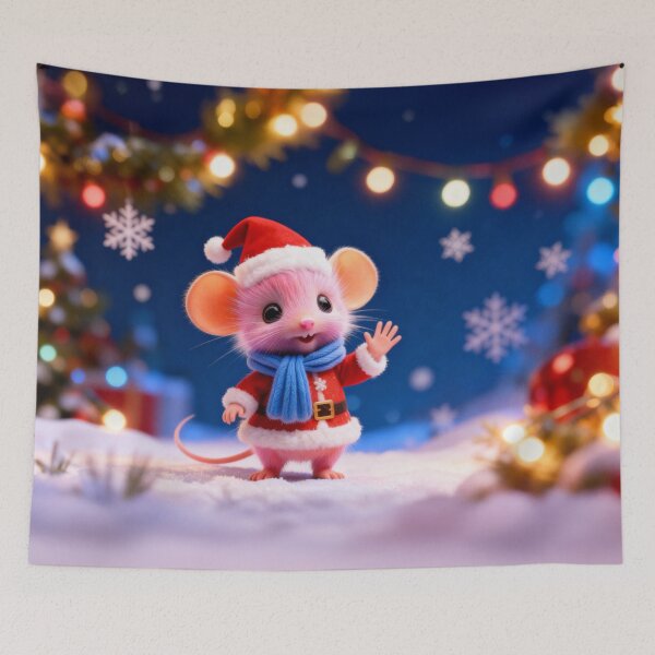 Item preview, Mousy’s Winter Greeting designed and sold by PuppyBerry.