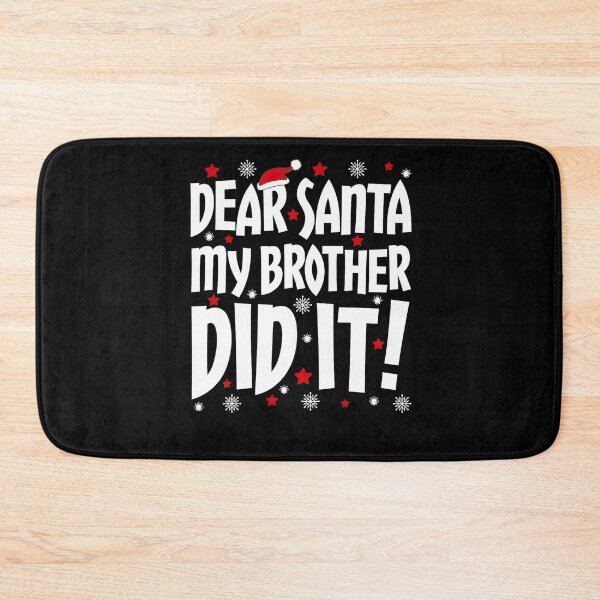 Item preview, Funny Retro Brother It Vintage Holiday My Christmas Did Santa Dear designed and sold by MediarMedic.