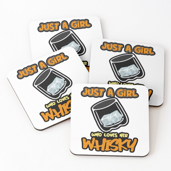 Item preview, Just A Girl Who Loves Her Whisky designed and sold by philo-monto.