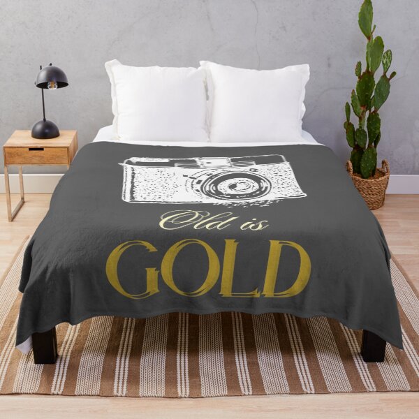 Item preview, Old Is Gold | Vintage Style T Shirt Design designed and sold by AkithSelling.