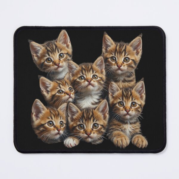 Item preview, Toyger Kitten Siblings – Charming Artistic Feline Portrait designed and sold by SweetRossel.