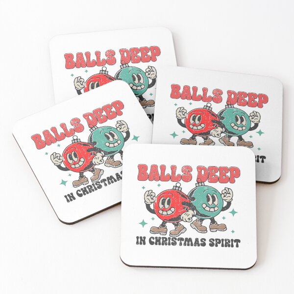 Item preview, Happy Quote Vintage Couple Holiday Deep Christmas In Balls designed and sold by JasonesNance.
