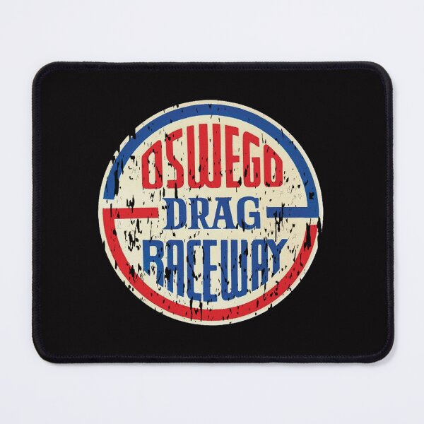 Item preview, Oswego Drag Raceway - burnout patina look designed and sold by retropetrol.