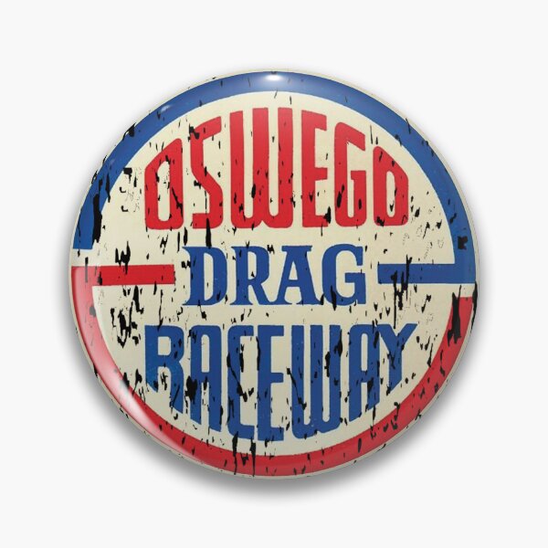 Item preview, Oswego Drag Raceway - burnout patina look designed and sold by retropetrol.