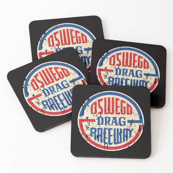 Item preview, Oswego Drag Raceway - burnout patina look designed and sold by retropetrol.