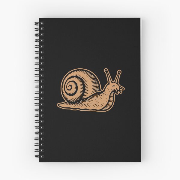 Aperçu de l'œuvre Escargot gravé sur bois vintage créée et vendue par Eversole Design Co..