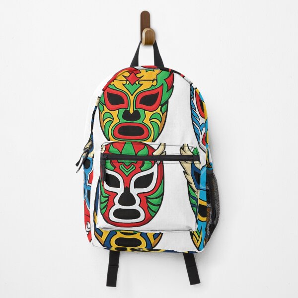 Item preview, Lucha Libre Mexican Mask Grid With Colorful Faces And Bold Wrestling Tradition designed and sold by ImeldaSparks.