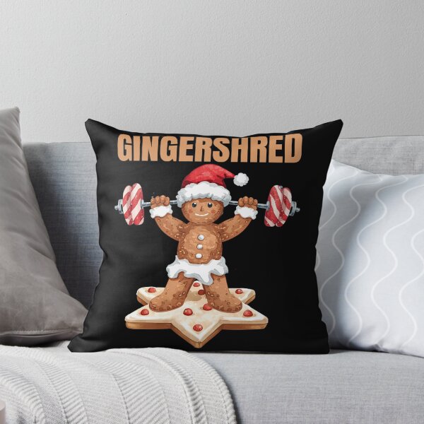 Item preview, Gingershred Bodybuilding Christmas designed and sold by FurrFunPrints.