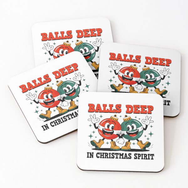 Item preview, Holiday Couple Deep Christmas Vintage In Balls Quote Happy designed and sold by JasonesNance.
