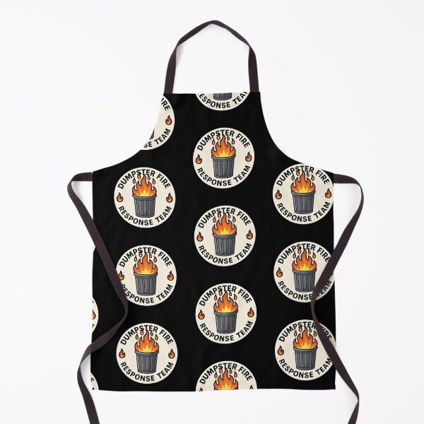 Item preview, Dumpster Fire Response Team Leader Bureau of Flaming Nonsense Logistics designed and sold by SkeletonsDanger.