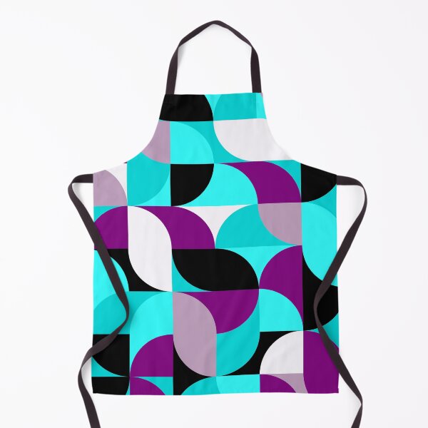 Item preview, Arcs Pattern Black Purple Blue designed and sold by Shapes-Mania.