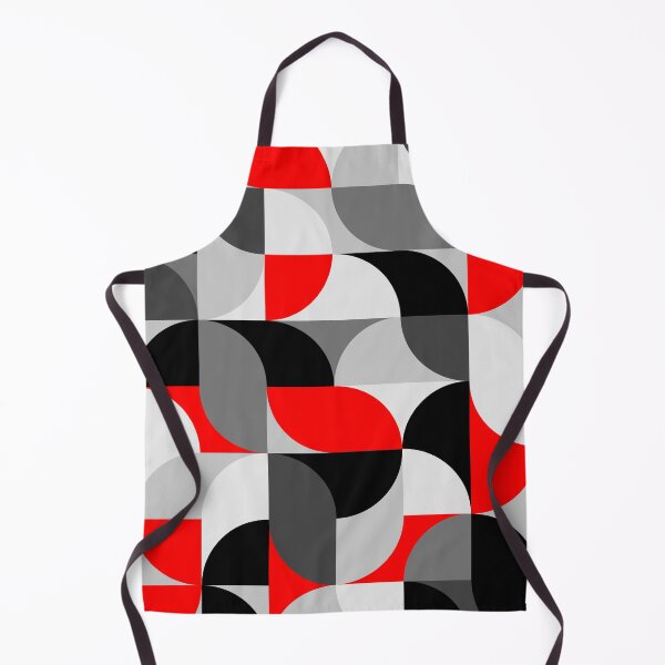 Item preview, Arcs Pattern Red Black Grey designed and sold by Shapes-Mania.