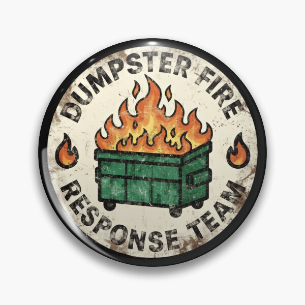 Item preview, Dumpster Fire Response Team Leader Division of Constant Catastrophe Cleanup designed and sold by SkeletonsDanger.