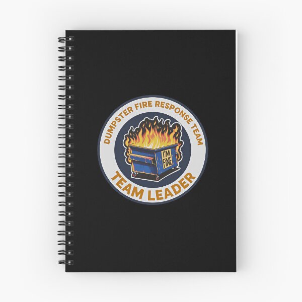 Item preview, Dumpster Fire Response Team Leader Rubbish Crisis Mitigation Authority designed and sold by SkeletonsDanger.