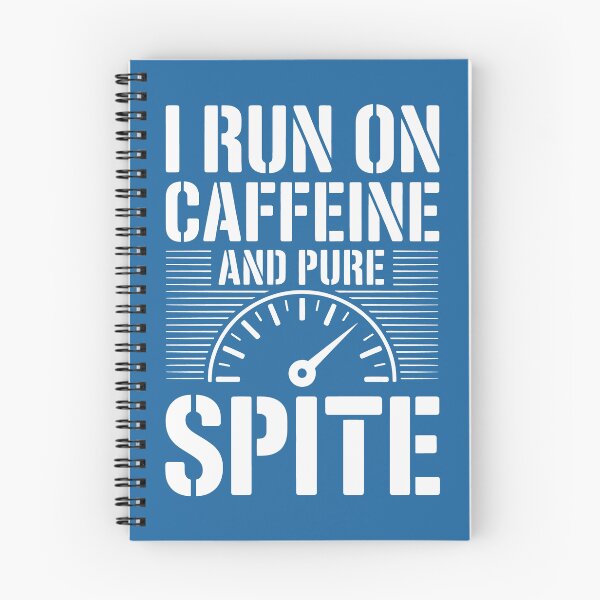 Item preview, I Run on Caffeine and Pure Spite Speedometer Design designed and sold by SplashTastic.