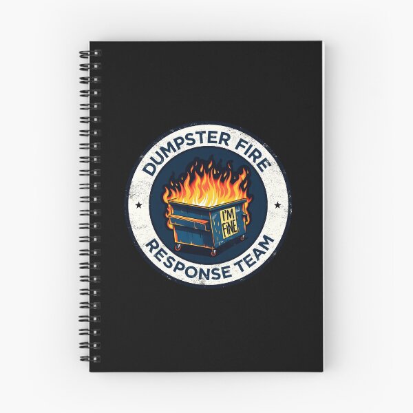 Item preview, Dumpster Fire Response Team Leader Bureau of Unexpected Dumpster Events designed and sold by SkeletonsDanger.