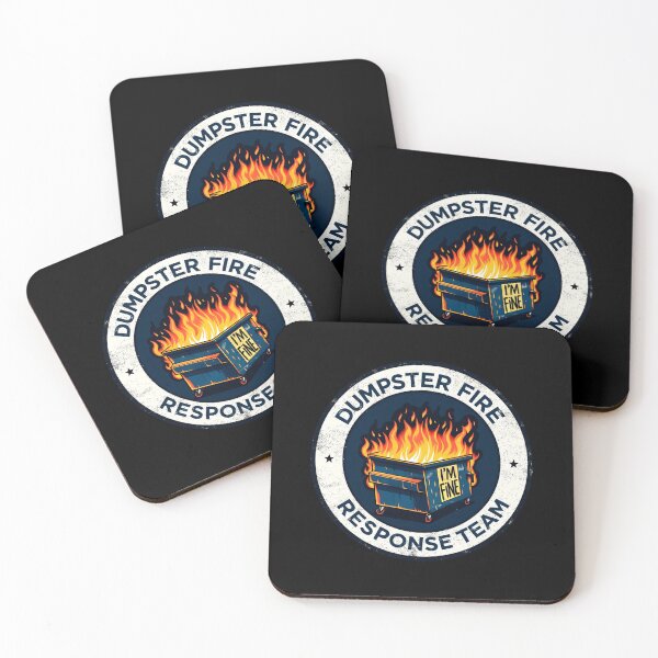 Item preview, Dumpster Fire Response Team Leader Bureau of Unexpected Dumpster Events designed and sold by SkeletonsDanger.