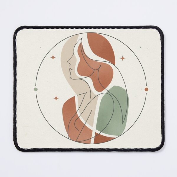 Item preview, Minimalist Abstract Flowing Female Form Art Print - One Line Drawing Aesthetic - Modern Terracotta and Sage Design designed and sold by Wordoncloth.