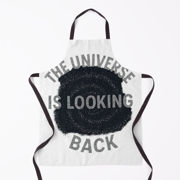 Item preview, Cosmic Galaxy Typography Art – Universe Is Watching designed and sold by HiteshArt111.