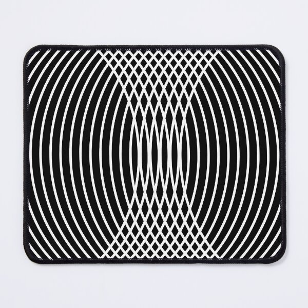 Item preview, Elegant White Curves on Black designed and sold by Shapes-Mania.