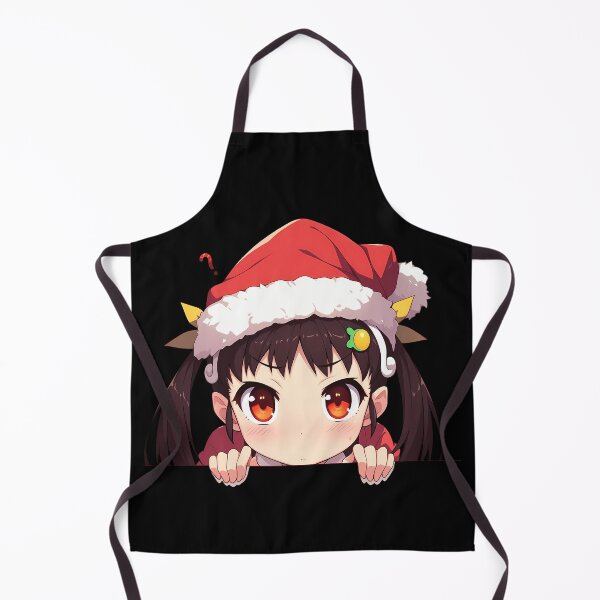 Item preview, Mayoi Hachikuji Bakemonogatari Anime Girl Waifu Chibi Kawaii Christmas Peeker Cute Holiday designed and sold by thedarvills.