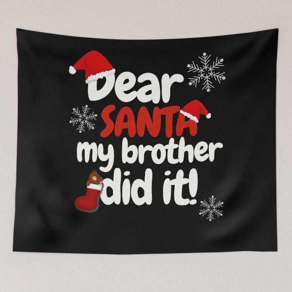Item preview, Holiday Did Vintage Brother Santa Christmas My Funny Retro Dear It designed and sold by MediarMedic.
