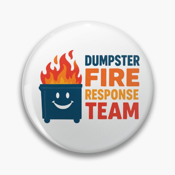 Item preview, Dumpster Fire Response Team Leader Disorderly Trash Affairs Bureau designed and sold by SkeletonsDanger.