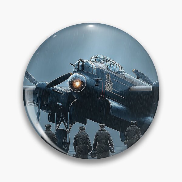 Item preview, Historic Lancaster During Preflight Checks before Takeoff designed and sold by Skyframe Aviation.