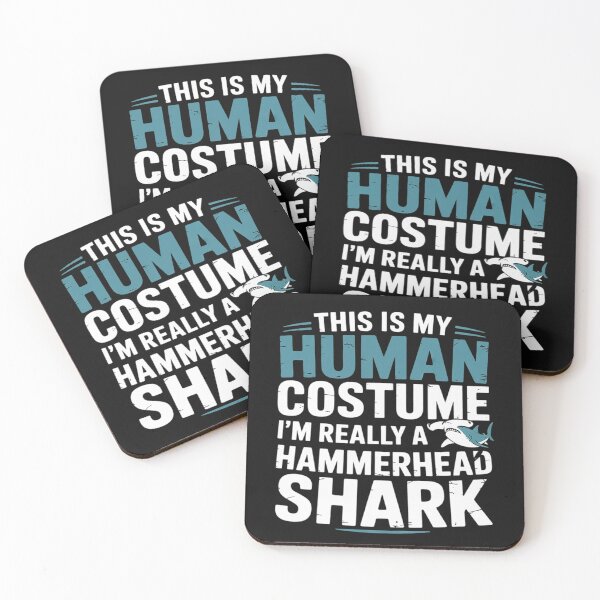 Item preview, This Is My Human Costume I'm Really A Hammerhead Shark designed and sold by LegendsArt75.
