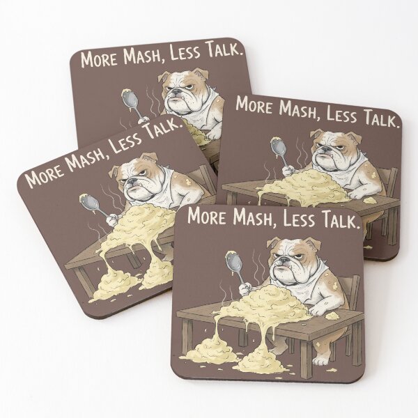 Item preview, Bulldog Thanksgiving | More Mash Less Talk designed and sold by SillyPawsStudio.