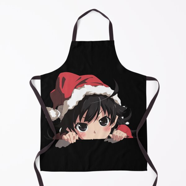 Item preview, Karen Araragi Bakemonogatari Anime Girl Waifu Chibi Kawaii Christmas Peeker Cute Holiday designed and sold by thedarvills.