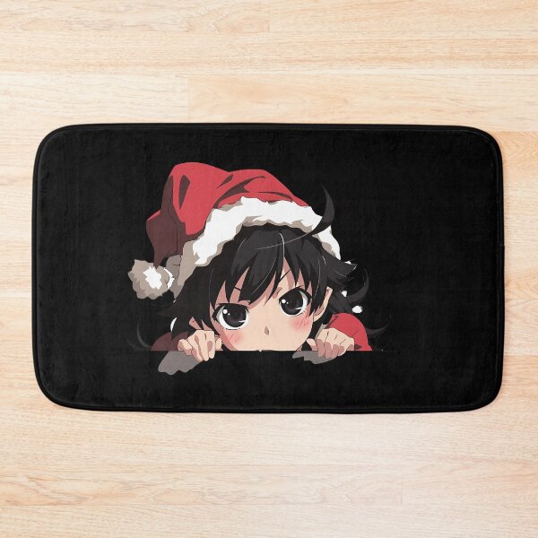 Item preview, Karen Araragi Bakemonogatari Anime Girl Waifu Chibi Kawaii Christmas Peeker Cute Holiday designed and sold by thedarvills.