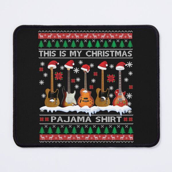 Item preview, This Is My Christmas Pajama Shirt Guitar Ugly Xmas Sweater Musician designed and sold by JonathanBoff.