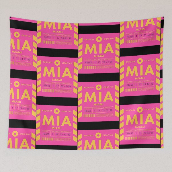 Item preview, Luggage Tag D - Mia Miami Usa designed and sold by rand-ylim.