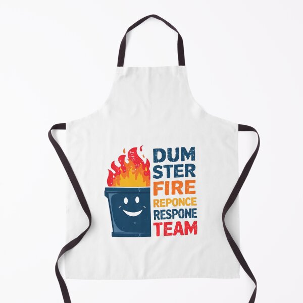 Item preview, Dumpster Fire Response Team Leader Division of Daily Garbage Emergencies designed and sold by SkeletonsDanger.