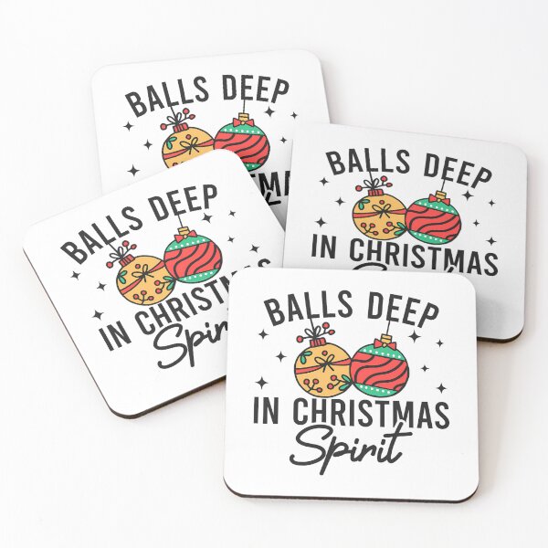 Item preview, Balls Quote Happy In Christmas Vintage Holiday Couple Deep designed and sold by JasonesNance.