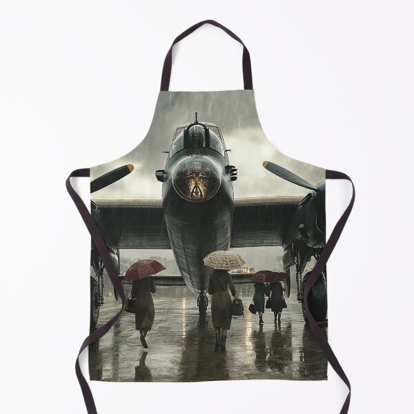 Item preview, WWII Lancaster At the Airfield with Aircrew Approaching designed and sold by Skyframe Aviation.