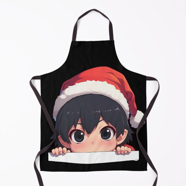 Item preview, Suruga Kanbaru Bakemonogatari Anime Chibi Kawaii Christmas Peeker Cute Holiday Character designed and sold by thedarvills.