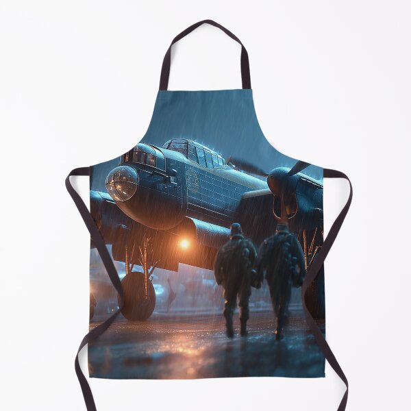 Item preview, RAF Lancaster On the Tarmac as the Team Prepares designed and sold by Skyframe Aviation.