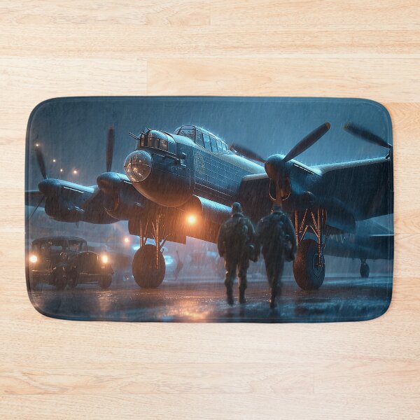 Item preview, RAF Lancaster On the Tarmac as the Team Prepares designed and sold by Skyframe Aviation.