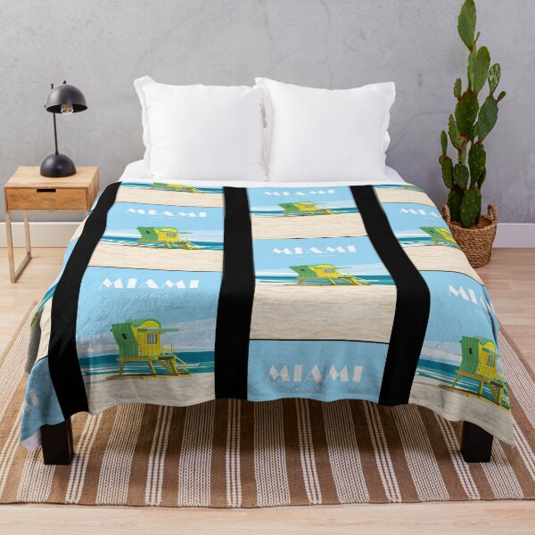 Item preview, Vintage Retro  Miami Travel Poster South Beach designed and sold by rand-ylim.