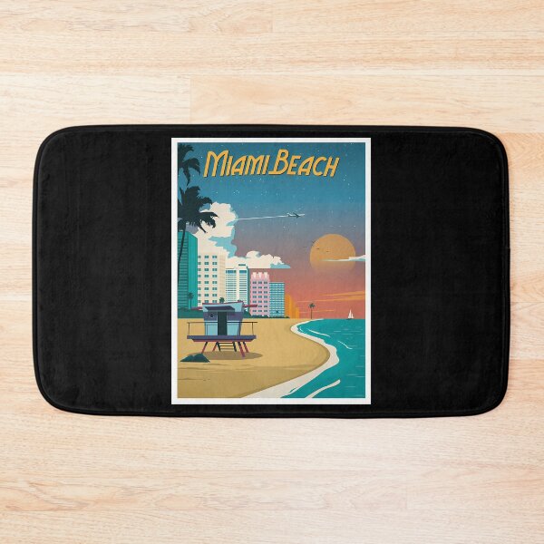 Item preview, Vintage Miami Beach Poster designed and sold by rand-ylim.