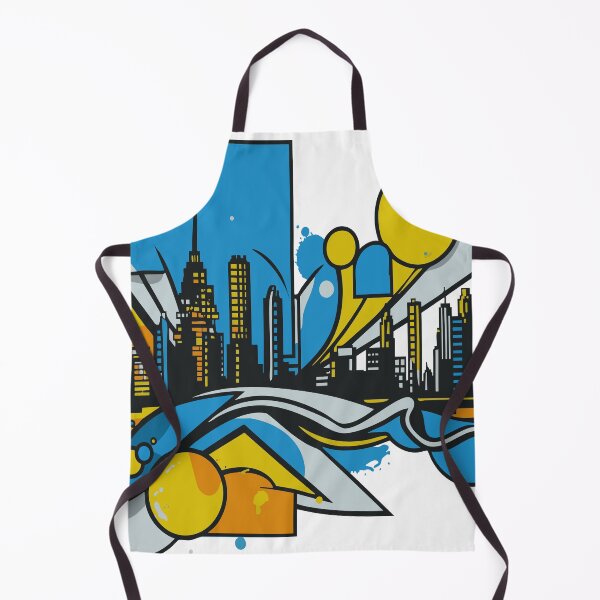 Item preview, Urban Graffiti Cityscape Vector Art – Vibrant Abstract Streetwear Design designed and sold by stephenignacio.
